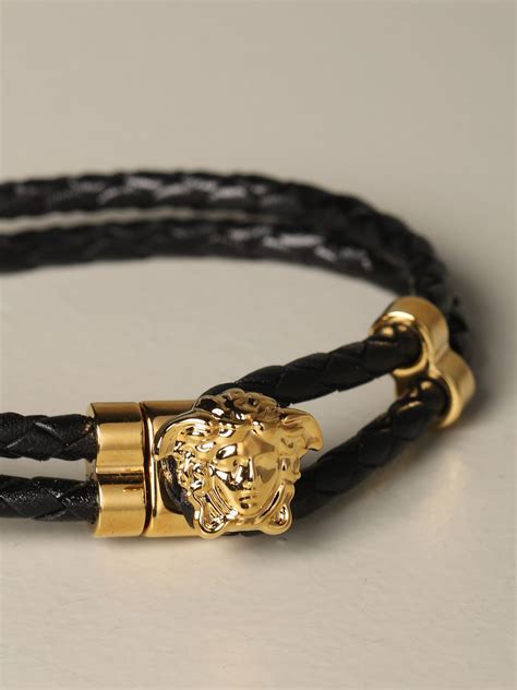 bracciale uomo versace pelle|Bracciali Uomo .